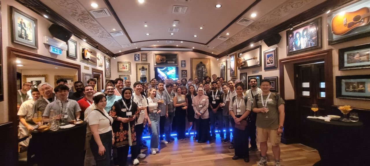 Mentoring dinner group photo at IJCNN 2025, Rome